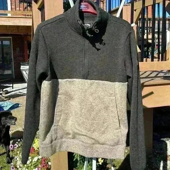 COPY - Billabong adventure division mens 1/4 zip pullover sweater with pockets … - Picture 1 of 11